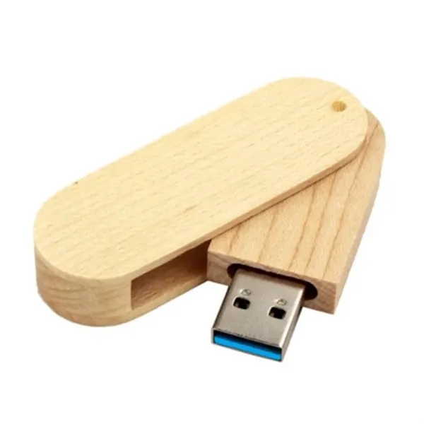 Bamboo Rotating Usb Drive - Bamboo Rotating Usb Drive - Image 1 of 3