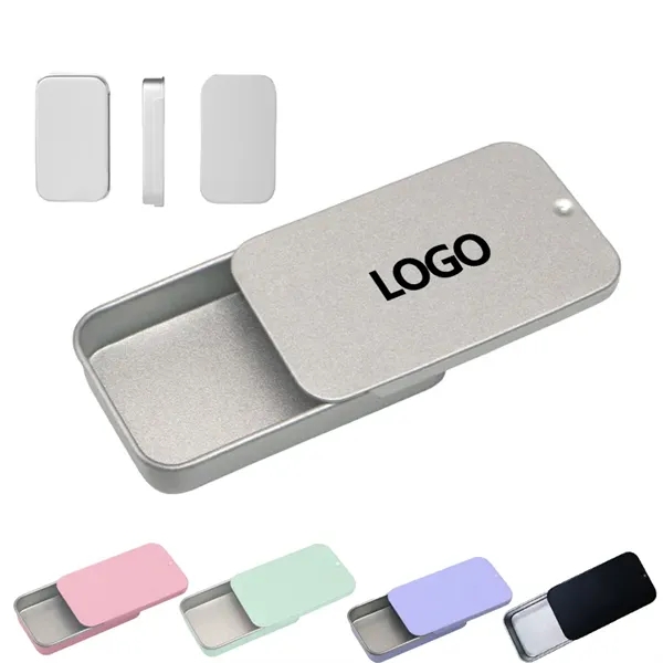 Rectangular Slider Mint Tin - Rectangular Slider Mint Tin - Image 0 of 4