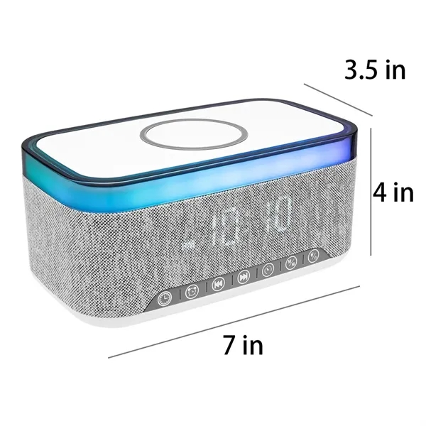 Rise & Shine Clock with Light-Up Speaker & Charger - Rise & Shine Clock with Light-Up Speaker & Charger - Image 1 of 4