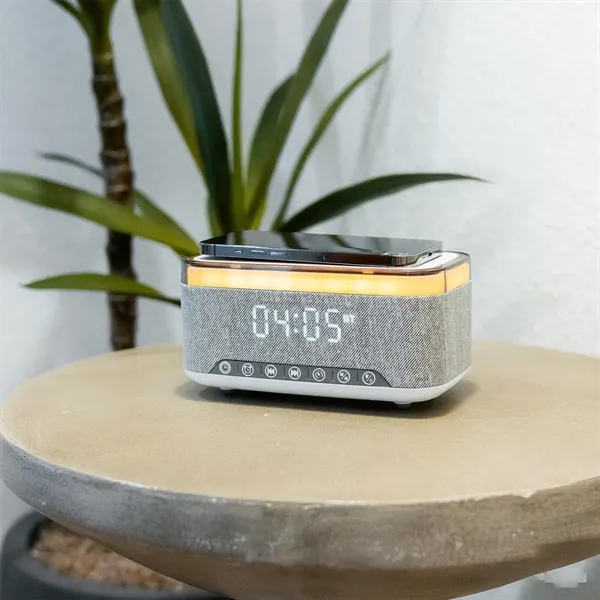 Rise & Shine Clock with Light-Up Speaker & Charger - Rise & Shine Clock with Light-Up Speaker & Charger - Image 2 of 4