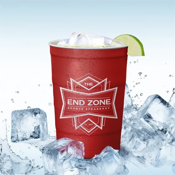 Reusable Steel Chill Cup, 16 oz. - Reusable Steel Chill Cup, 16 oz. - Image 8 of 8