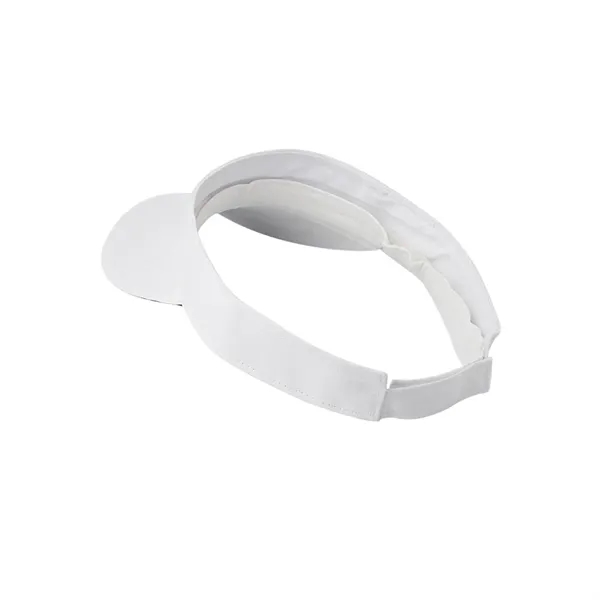 Strap Closure Cotton Sandwich Visor - Strap Closure Cotton Sandwich Visor - Image 3 of 6