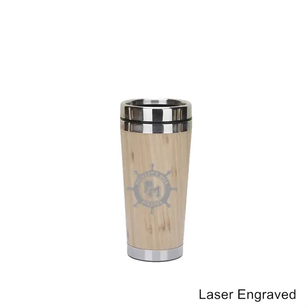 12/14/19/20 oz Eco Bamboo Stainless Steel Tumblers & Mugs - 12/14/19/20 oz Eco Bamboo Stainless Steel Tumblers & Mugs - Image 18 of 33