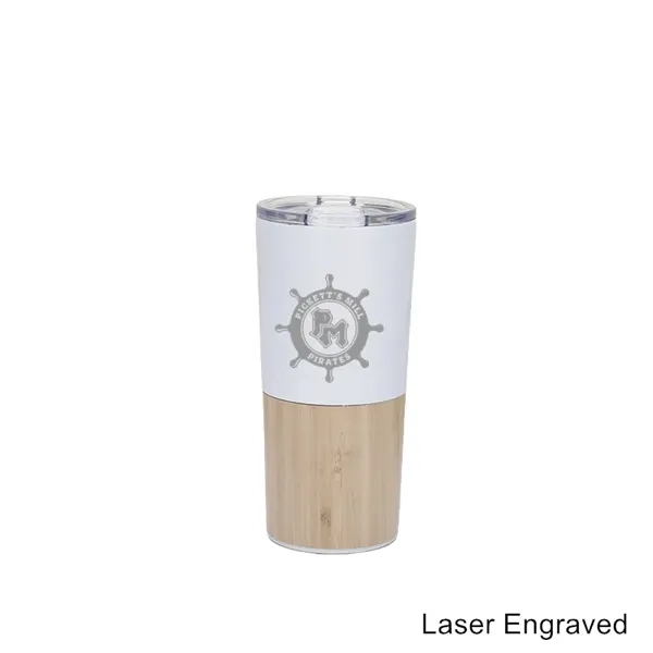 12/14/19/20 oz Eco Bamboo Stainless Steel Tumblers & Mugs - 12/14/19/20 oz Eco Bamboo Stainless Steel Tumblers & Mugs - Image 20 of 33