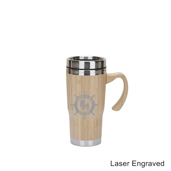 12/14/19/20 oz Eco Bamboo Stainless Steel Tumblers & Mugs - 12/14/19/20 oz Eco Bamboo Stainless Steel Tumblers & Mugs - Image 26 of 33