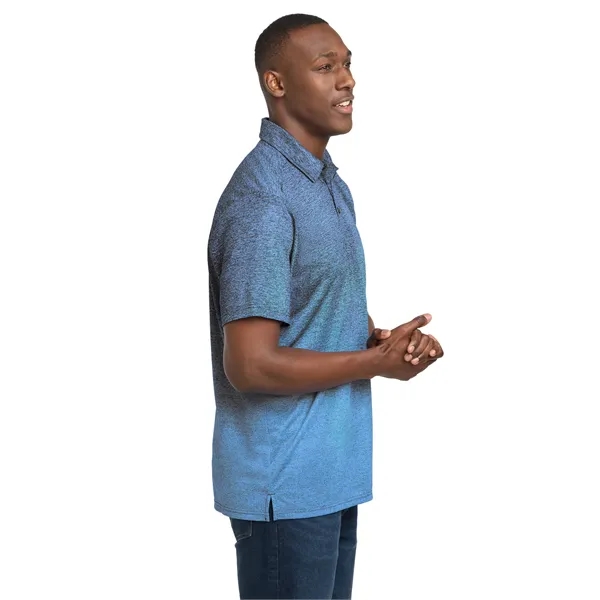 Sport-Tek Ombre Heather Polo. - Sport-Tek Ombre Heather Polo. - Image 2 of 24