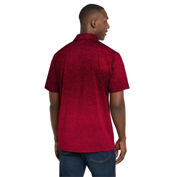 Sport-Tek Ombre Heather Polo. - Sport-Tek Ombre Heather Polo. - Image 4 of 24