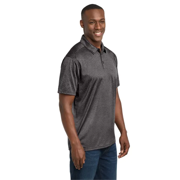 Sport-Tek Ombre Heather Polo. - Sport-Tek Ombre Heather Polo. - Image 9 of 24