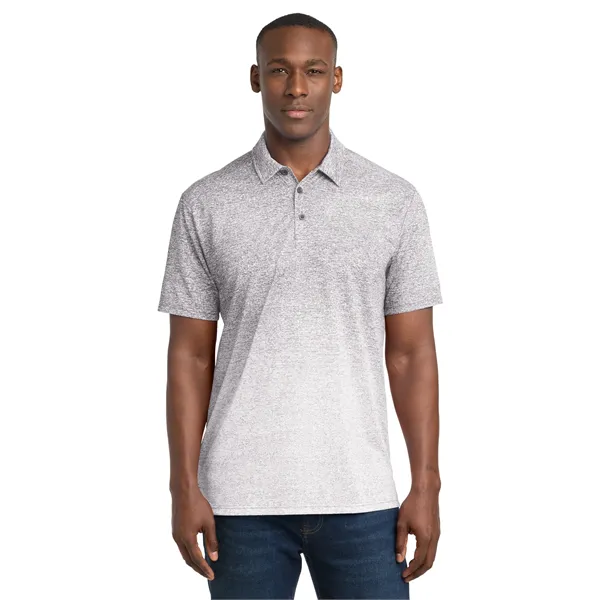 Sport-Tek Ombre Heather Polo. - Sport-Tek Ombre Heather Polo. - Image 10 of 24