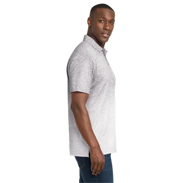 Sport-Tek Ombre Heather Polo. - Sport-Tek Ombre Heather Polo. - Image 12 of 24