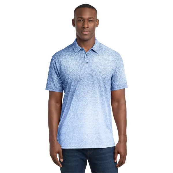 Sport-Tek Ombre Heather Polo. - Sport-Tek Ombre Heather Polo. - Image 16 of 24