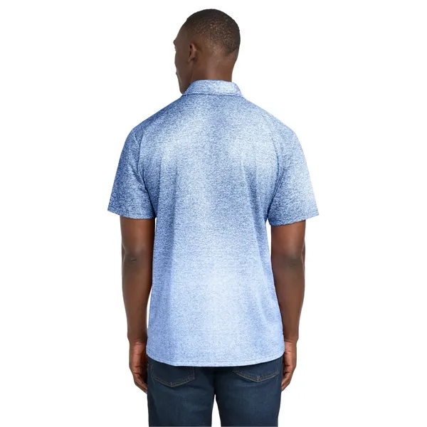 Sport-Tek Ombre Heather Polo. - Sport-Tek Ombre Heather Polo. - Image 18 of 24