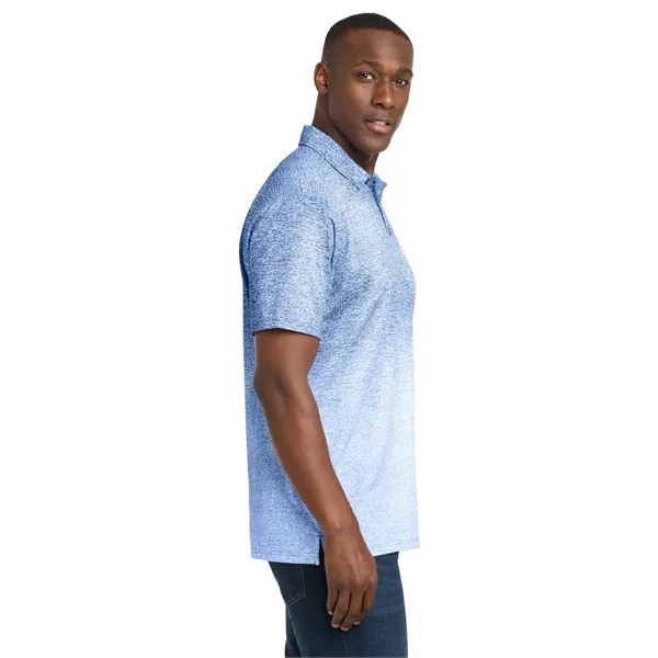 Sport-Tek Ombre Heather Polo. - Sport-Tek Ombre Heather Polo. - Image 20 of 24