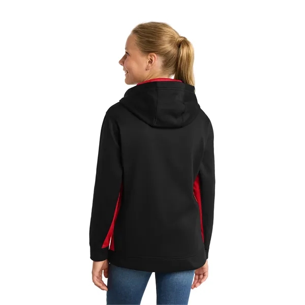 Sport-Tek Youth Sport-Wick Fleece Colorblock Hooded Pullo... - Sport-Tek Youth Sport-Wick Fleece Colorblock Hooded Pullo... - Image 6 of 19