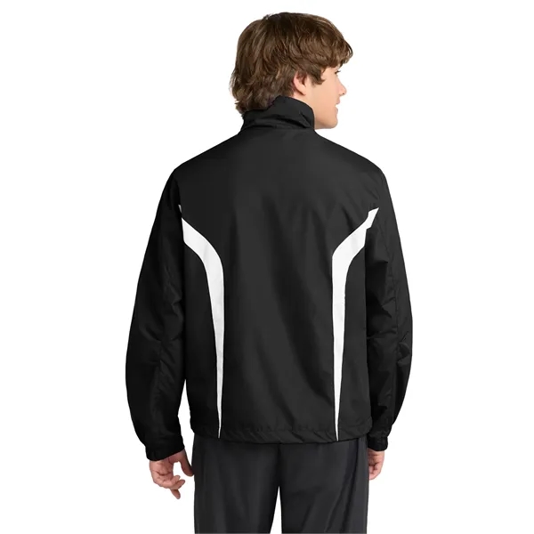 Sport-Tek Colorblock Raglan Jacket. - Sport-Tek Colorblock Raglan Jacket. - Image 6 of 29