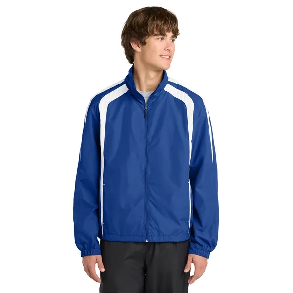 Sport-Tek Colorblock Raglan Jacket. - Sport-Tek Colorblock Raglan Jacket. - Image 25 of 29