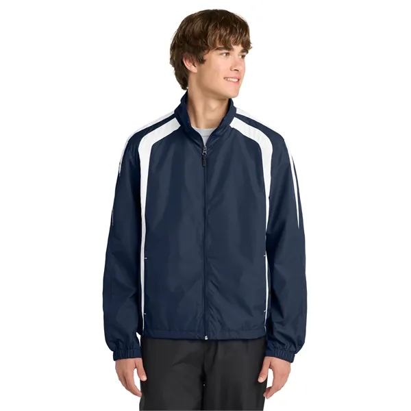 Sport-Tek Colorblock Raglan Jacket. - Sport-Tek Colorblock Raglan Jacket. - Image 20 of 29