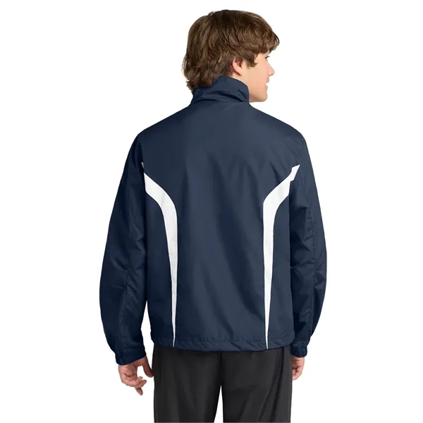 Sport-Tek Colorblock Raglan Jacket. - Sport-Tek Colorblock Raglan Jacket. - Image 21 of 29