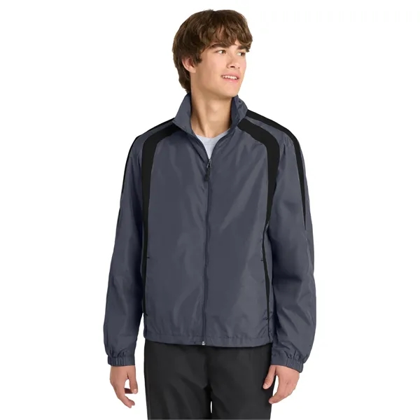 Sport-Tek Colorblock Raglan Jacket. - Sport-Tek Colorblock Raglan Jacket. - Image 10 of 29
