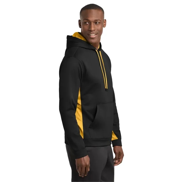Sport-Tek Sport-Wick Fleece Colorblock Hooded Pullover. - Sport-Tek Sport-Wick Fleece Colorblock Hooded Pullover. - Image 15 of 33