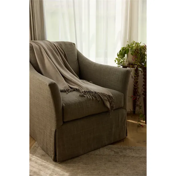 Bamboo Tassel Throw - Bamboo Tassel Throw - Image 0 of 5