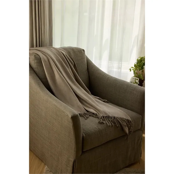 Bamboo Tassel Throw - Bamboo Tassel Throw - Image 1 of 5