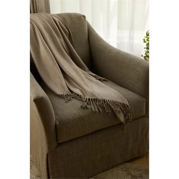 Bamboo Tassel Throw - Bamboo Tassel Throw - Image 2 of 5