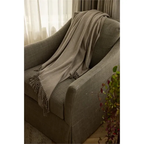Bamboo Tassel Throw - Bamboo Tassel Throw - Image 3 of 5