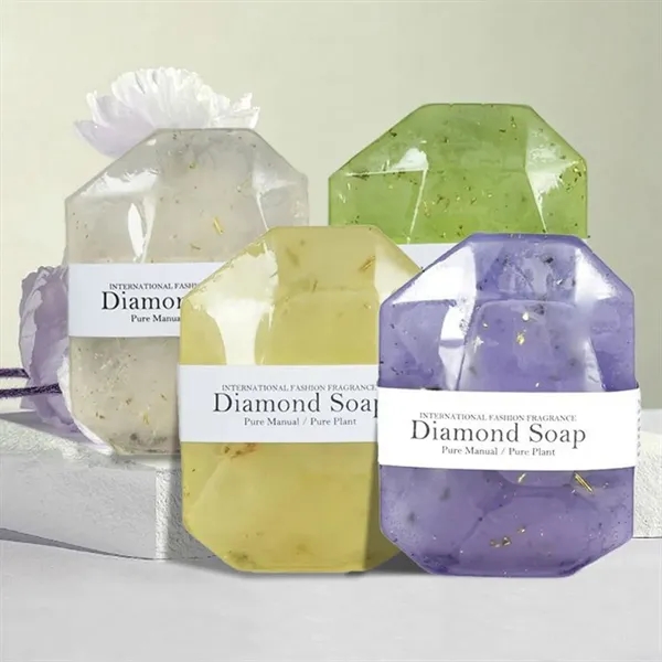 Crystal Diamond Soap Within Gold Foil - Crystal Diamond Soap Within Gold Foil - Image 4 of 4