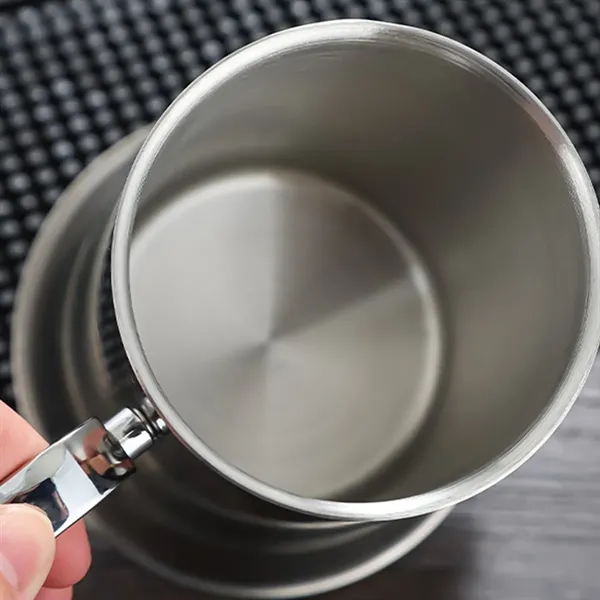 Double Layer Stainless Steel Pouring Beer Mug - Double Layer Stainless Steel Pouring Beer Mug - Image 2 of 4