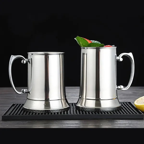 Double Layer Stainless Steel Pouring Beer Mug - Double Layer Stainless Steel Pouring Beer Mug - Image 3 of 4