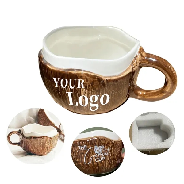 Coconut Ceramic Cup - Coconut Ceramic Cup - Image 0 of 4