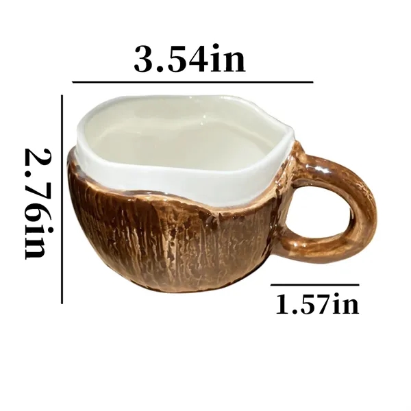 Coconut Ceramic Cup - Coconut Ceramic Cup - Image 1 of 4