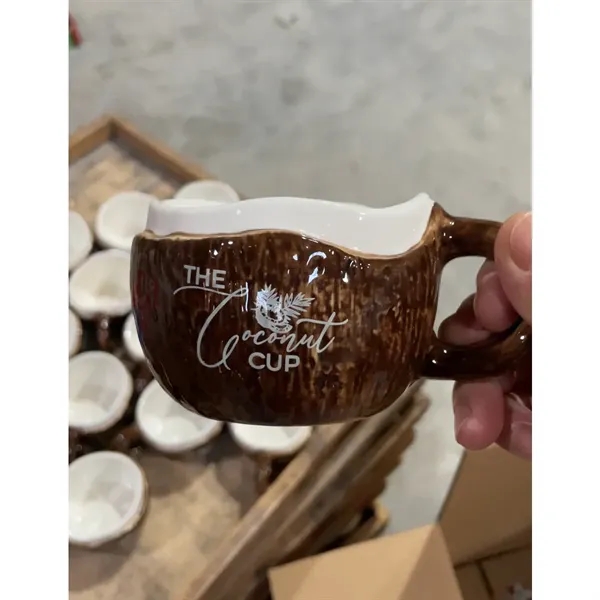 Coconut Ceramic Cup - Coconut Ceramic Cup - Image 3 of 4