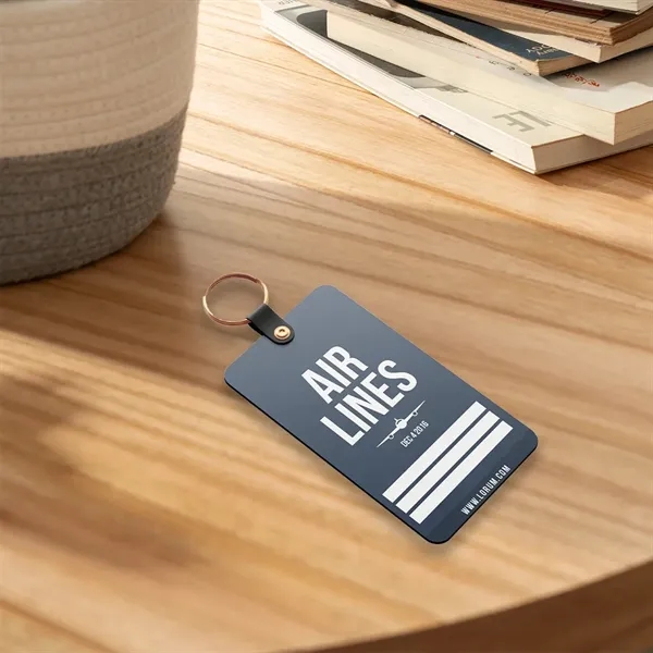Custom Luggage Tag Keychains - Custom Luggage Tag Keychains - Image 1 of 2