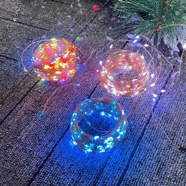 16.5ft USB Fairy Lights Copper Wire String Lights - 16.5ft USB Fairy Lights Copper Wire String Lights - Image 2 of 6