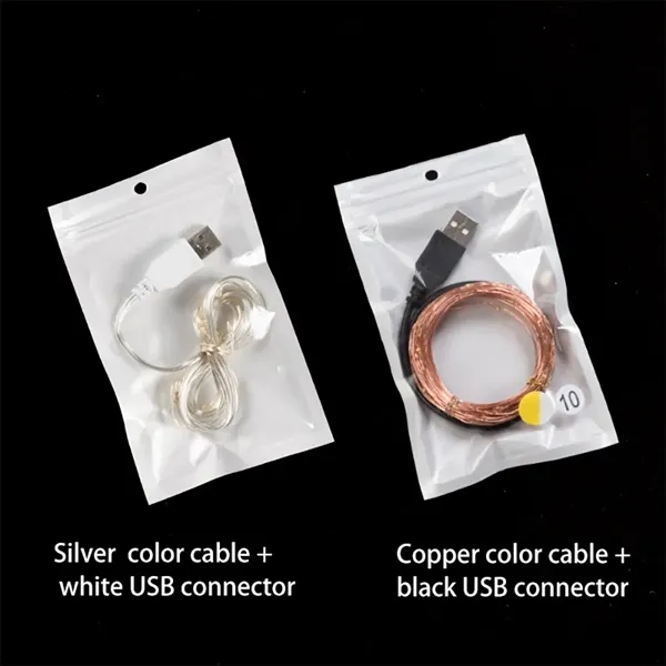 16.5ft USB Fairy Lights Copper Wire String Lights - 16.5ft USB Fairy Lights Copper Wire String Lights - Image 5 of 6