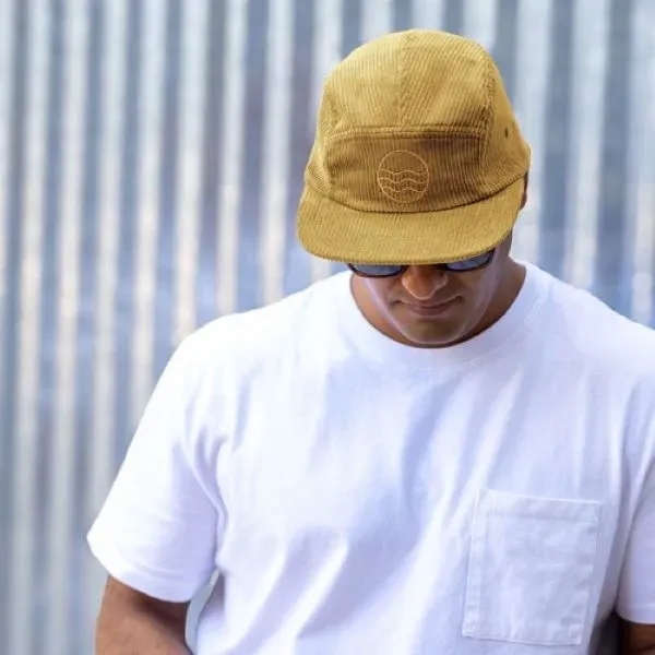 CAMPER HAT - FLAT BRIM - UNSTRUCTURED - CORDUROY - CAMPER HAT - FLAT BRIM - UNSTRUCTURED - CORDUROY - Image 0 of 4