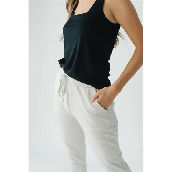 Women's Brushed Bamboo Square Neck Tank - Women's Brushed Bamboo Square Neck Tank - Image 5 of 6