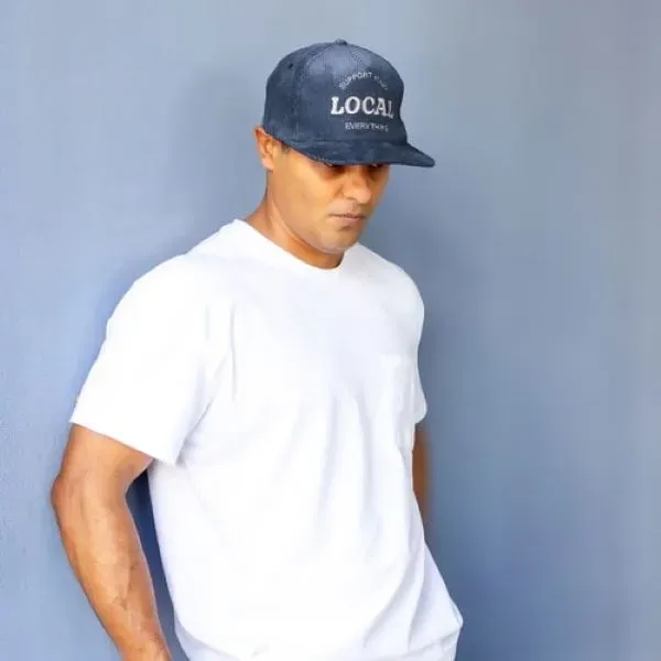 5-Panel Hat - Flat Brim - Unstructured - Corduroy - 5-Panel Hat - Flat Brim - Unstructured - Corduroy - Image 3 of 6