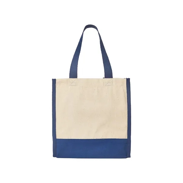 Junior Mini Cotton Box Tote Bag - Junior Mini Cotton Box Tote Bag - Image 3 of 5