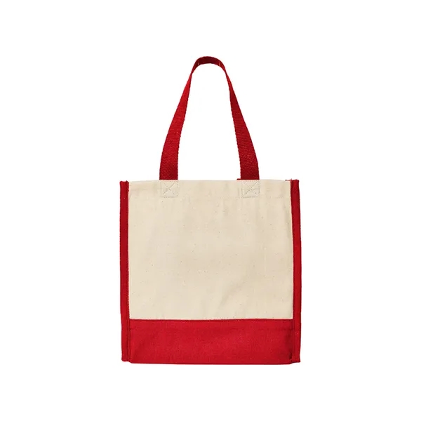Junior Mini Cotton Box Tote Bag - Junior Mini Cotton Box Tote Bag - Image 4 of 5
