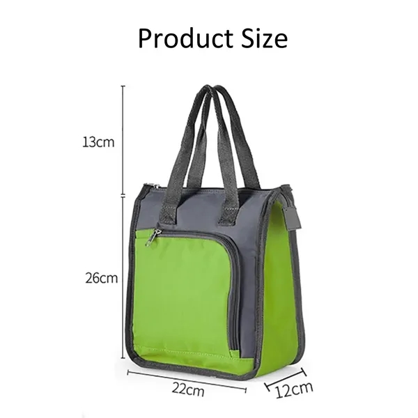 Two-Tone Insulated Lunch Bag - Two-Tone Insulated Lunch Bag - Image 2 of 7