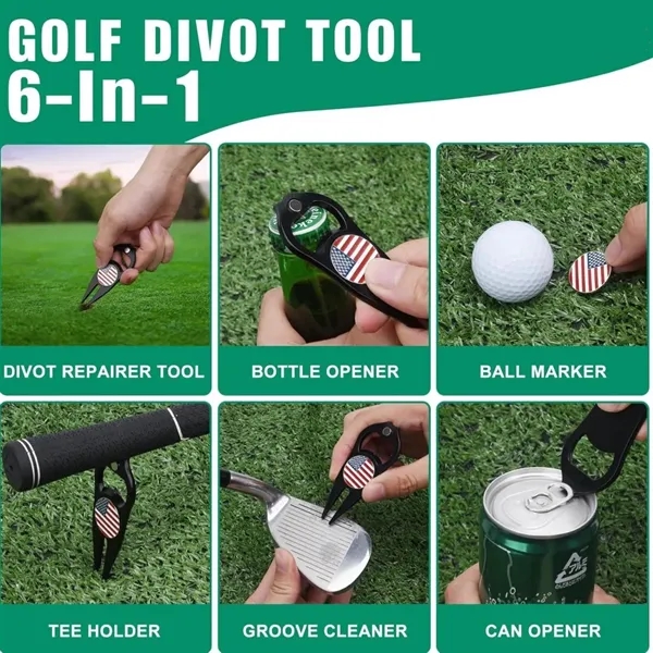 Multi-Functional Golf Divot Tool with Custom Ball Marker - Multi-Functional Golf Divot Tool with Custom Ball Marker - Image 3 of 5