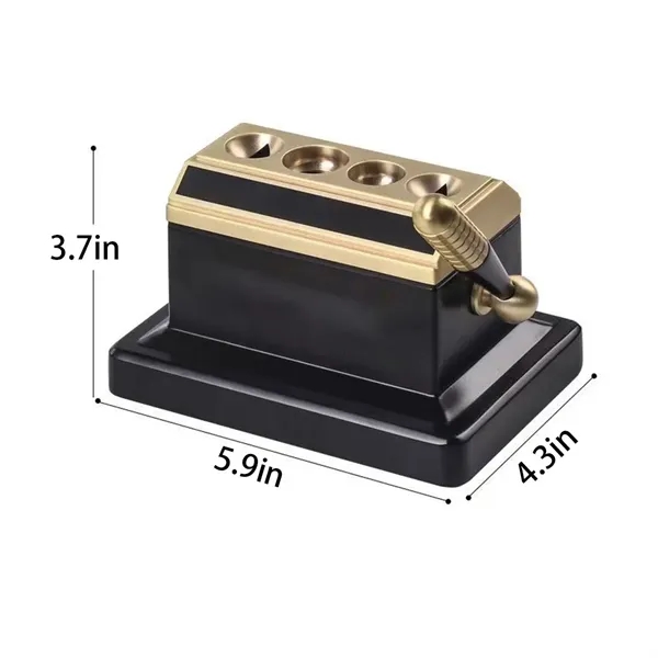 Four-Point Desktop Straight-Cut Cigar Cutter - Four-Point Desktop Straight-Cut Cigar Cutter - Image 1 of 5