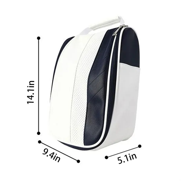 Portable Zippered Golf Shoe Bag With Buckled Handle - Portable Zippered Golf Shoe Bag With Buckled Handle - Image 1 of 4