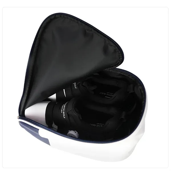 Portable Zippered Golf Shoe Bag With Buckled Handle - Portable Zippered Golf Shoe Bag With Buckled Handle - Image 3 of 4