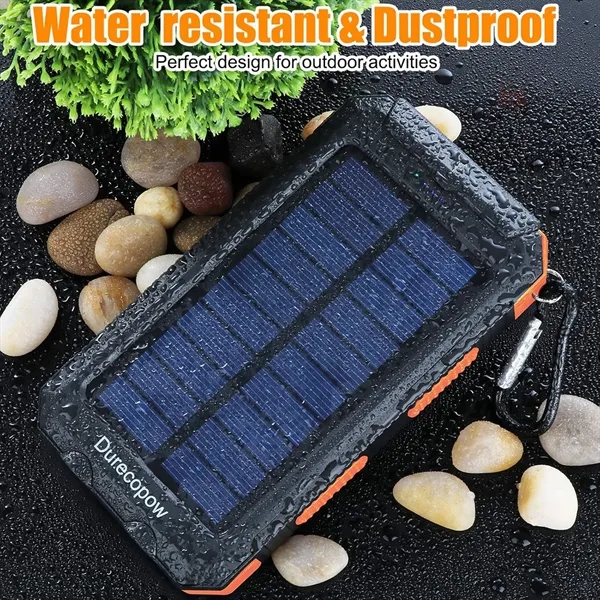 10000 mah Solar Charger Power Bank with Led Light - 10000 mah Solar Charger Power Bank with Led Light - Image 5 of 6