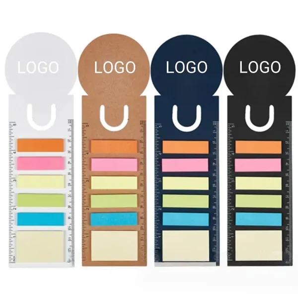 Bookmark Ruler Sticky Note Pad - Bookmark Ruler Sticky Note Pad - Image 0 of 3