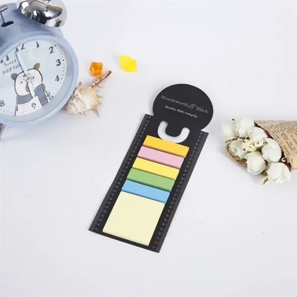 Bookmark Ruler Sticky Note Pad - Bookmark Ruler Sticky Note Pad - Image 1 of 3